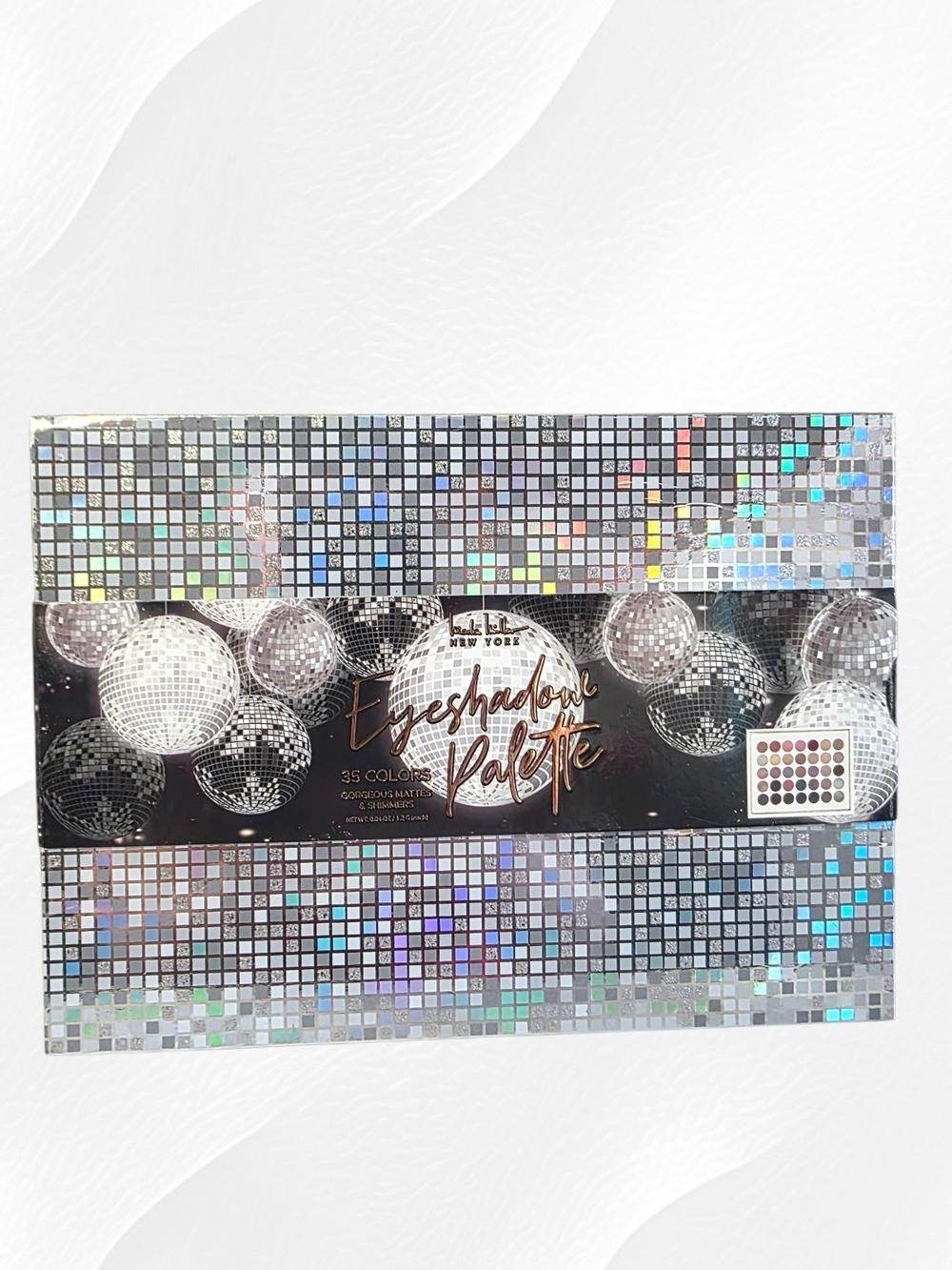 Nicole Miller New York Disco Eyeshadow Palette 35 Color Mattes & Shimmers